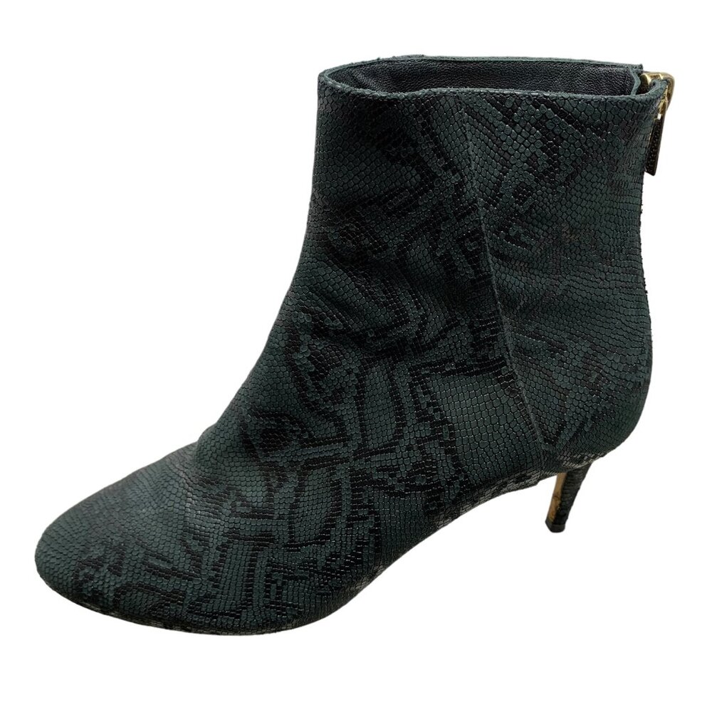 JIMMY CHOO Duke Snakeskin Rear Zip Booties Size - Picture 4 of 11